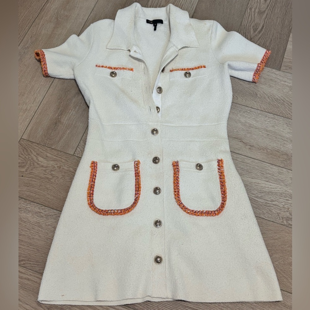 Maje Knit Mini Dress